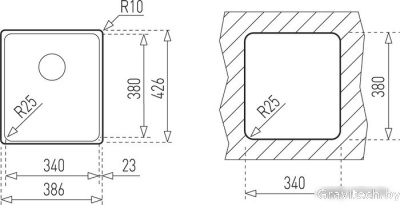 Кухонная мойка TEKA BEF 34.38 F [40180110]