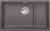 Кухонная мойка Blanco Subline 700-U Level (темная скала, корзинчатый вентиль)