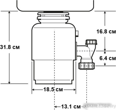 Измельчитель пищевых отходов InSinkErator E75