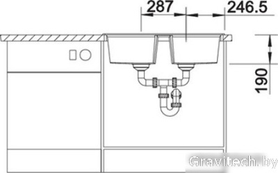 Кухонная мойка Blanco Lexa 8 (белый) 524964