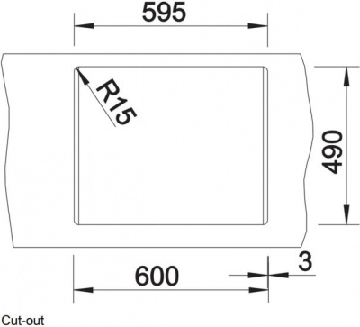 Кухонная мойка Blanco Dalago 6 525873 (черный)