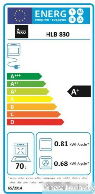Электрический духовой шкаф TEKA HLB 830 (черный) [41560062]