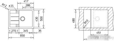 Кухонная мойка TEKA Astral 45 B-TG Оникс [88947]