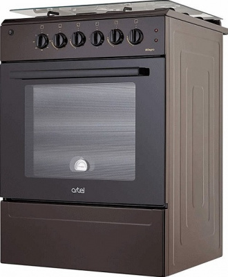 Комбинированная плита ARTEL Milagro 50 10-E с ГК, коричневый