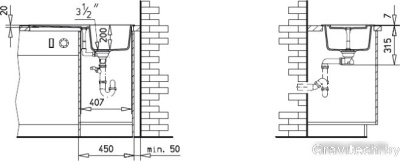 Кухонная мойка TEKA Kea 45 B-TG Карбон [40143345]