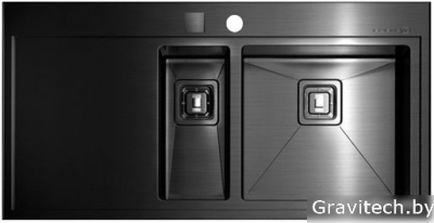 Кухонная мойка Omoikiri Akisame 100-2-GM-R (4993041)