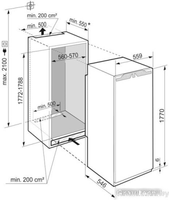 Однокамерный холодильник Liebherr IRe 5100 Pure