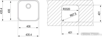 Кухонная мойка TEKA Basico BE 400 1B