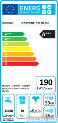 Стиральная машина Electrolux EW6F4R21B