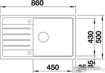 Кухонная мойка Blanco Legra XL 6 S (кофе)