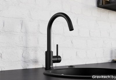 Смеситель Blanco Mida BL_526649 (черный матовый)