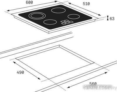 Варочная панель TEKA TZ 6415