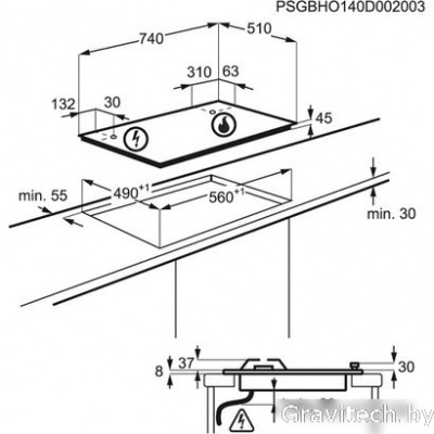 Варочная панель AEG HG579584NB