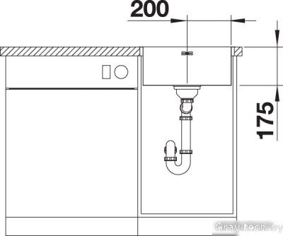 Кухонная мойка Blanco Supra 400-IF