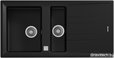 Кухонная мойка TEKA Stone 60 B-TG 1/2B 1D (карбон)