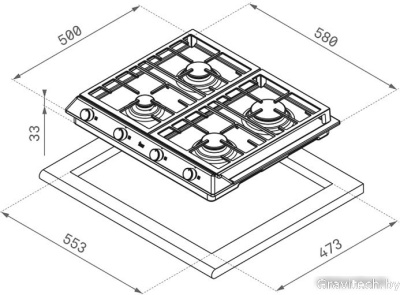Варочная панель TEKA EX 60.1 4G AI AL CI DR