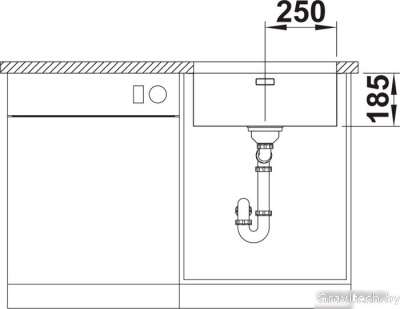 Кухонная мойка Blanco Solis 500-U 526122 (полированная)