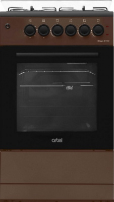 Комбинированная плита ARTEL Milagro 50 10-E с ГК, коричневый