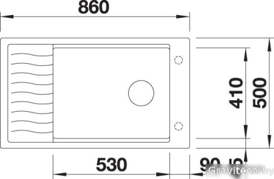 Кухонная мойка Blanco Elon XL 8 S (белый)