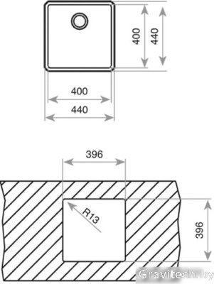 Кухонная мойка TEKA Be Linea RS15 40.40