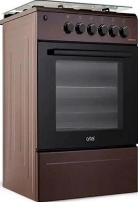 Комбинированная плита ARTEL Apetito 50 01-E с ГК, коричневый