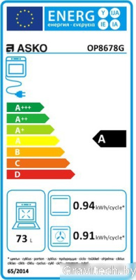 Электрический духовой шкаф ASKO OP8678G