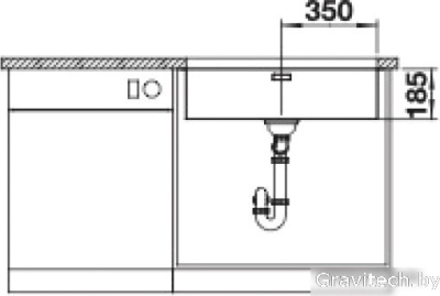 Кухонная мойка Blanco Solis 700-U 526125 (полированная)