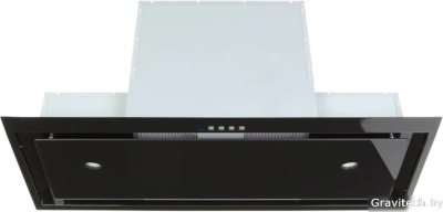 Кухонная вытяжка Akpo Neva Glass II 80 WK-10 (черное стекло/черный)