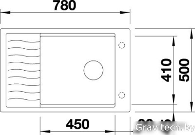 Кухонная мойка Blanco Elon XL 6 S (антрацит) 524834