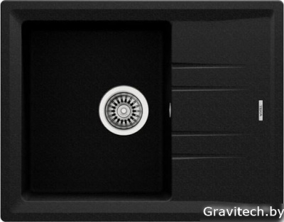 Кухонная мойка TEKA Stone 45 S-TG 1B 1D 115330045 (черный металлик)