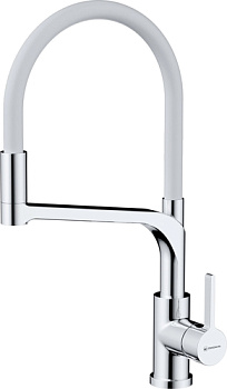 Смеситель Omoikiri Sinto 2 Plus-C-WH (хром/белый)