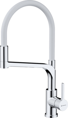 Смеситель Omoikiri Sinto 2 Plus-C-WH (хром/белый)