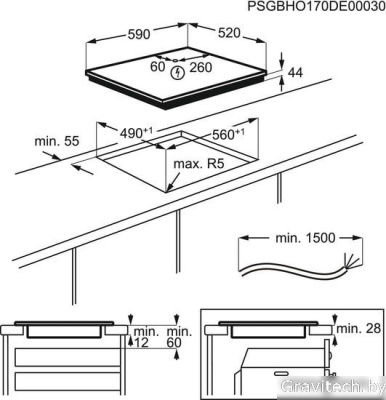 Варочная панель Electrolux EIV63440BW