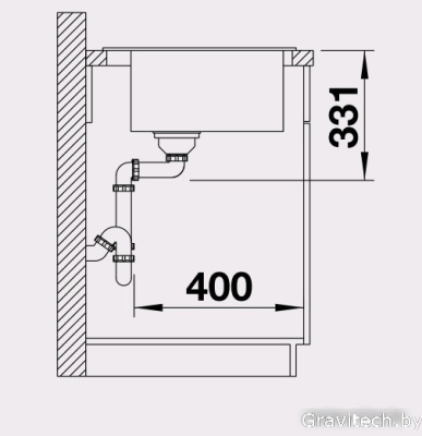 Кухонная мойка Blanco Pleon 5 (белый) [521672]