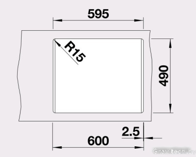 Кухонная мойка Blanco Pleon 6 (антрацит) [521678]