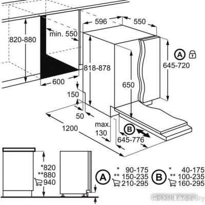 Встраиваемая посудомоечная машина Electrolux EMS27100L