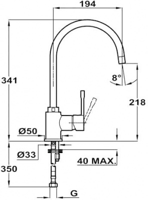 Смеситель TEKA SP 995 (карбон)