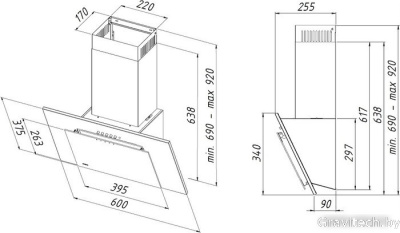 Кухонная вытяжка Akpo Nero Eco 60 WK-4 (белый)