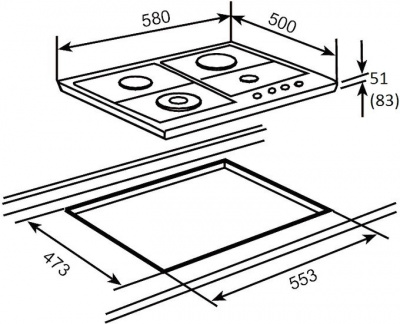 Варочная панель TEKA EH 60 4G AI AL TR CI ATB