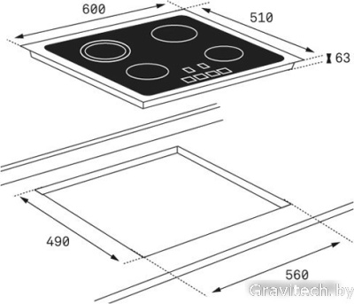 Варочная панель TEKA TBR 6420 [40239025]