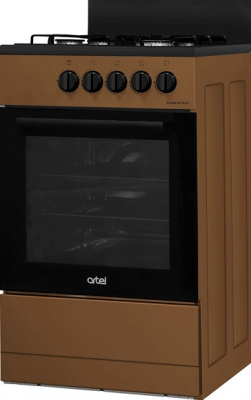 Газовая плита ARTEL Apetito 50 00-G с ГК, коричневый