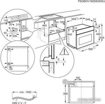 Электрический духовой шкаф Electrolux KVBAS21WX