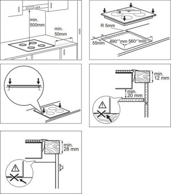 Варочная панель Electrolux EHF6240XXK