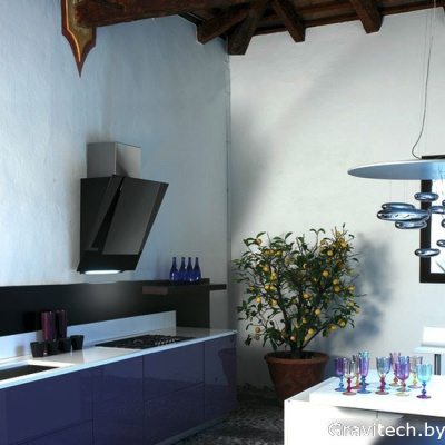 Кухонная вытяжка Falmec Aria NRS 80 800 м3/ч (черный)