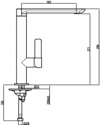 Смеситель TEKA FO 915 (хром)