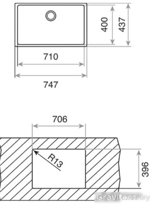 Кухонная мойка TEKA Be Linea RS15 71.40