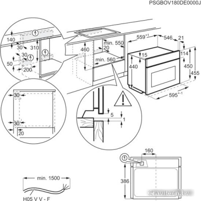 Электрический духовой шкаф Electrolux VKL8E08WX