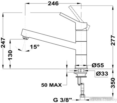 Смеситель TEKA Easy 116030015