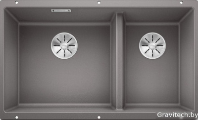 Кухонная мойка Blanco Subline 430/270-U (алюметаллик) 523153