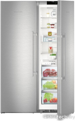 Комбинация side by side Liebherr SBSes 8773 Premium